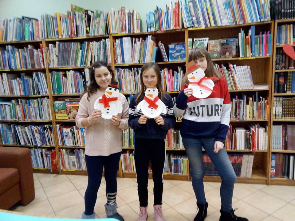 “Zimowe wariacje książkowe” –  zabawy i konkursy dla dzieci w czasie ferii zimowych