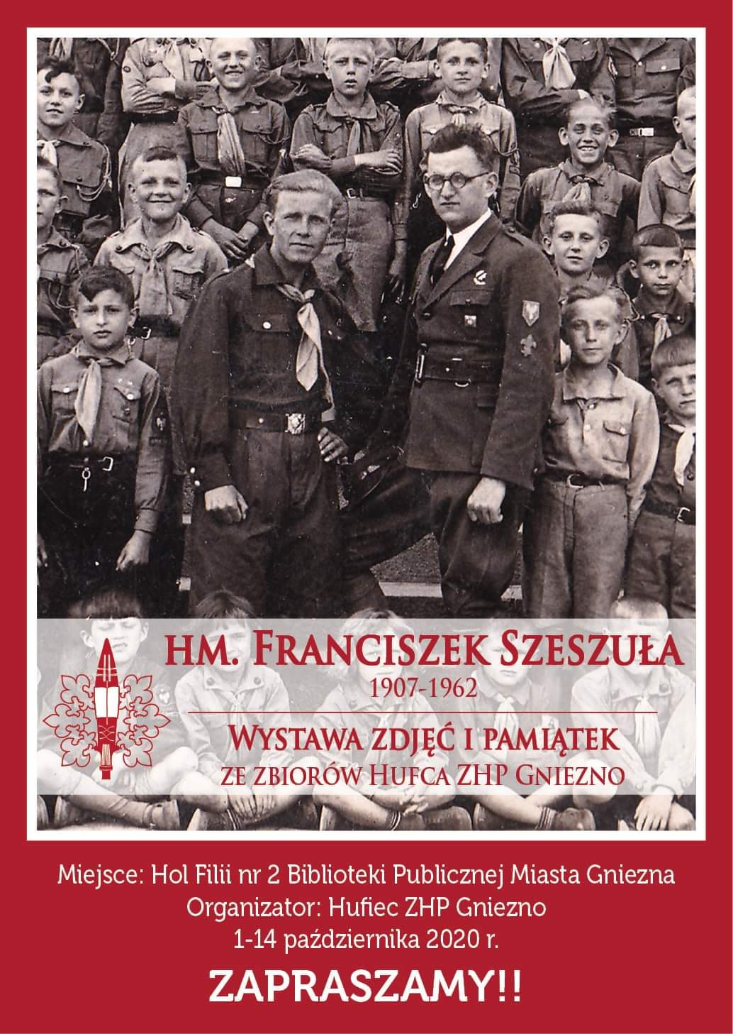 Wystawa poświęcona Franciszkowi Szeszule – zasłużonemu komendantowi Hufca ZHP Gniezno
