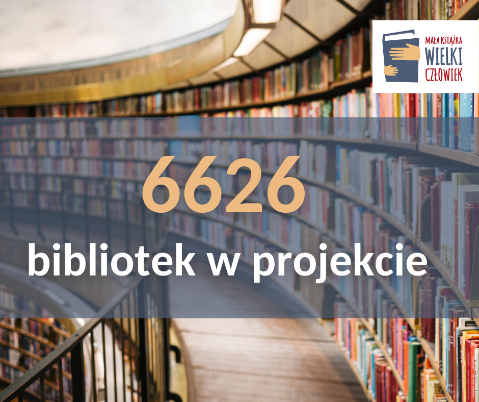 6626 bibliotek w projekcie „Mała książka – wielki człowiek”