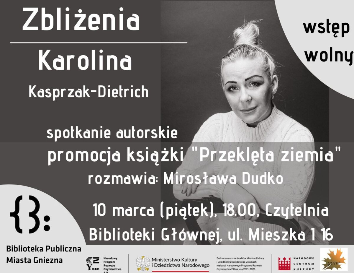 Spotkanie autorskie z Karoliną Kasprzak-Dietrich