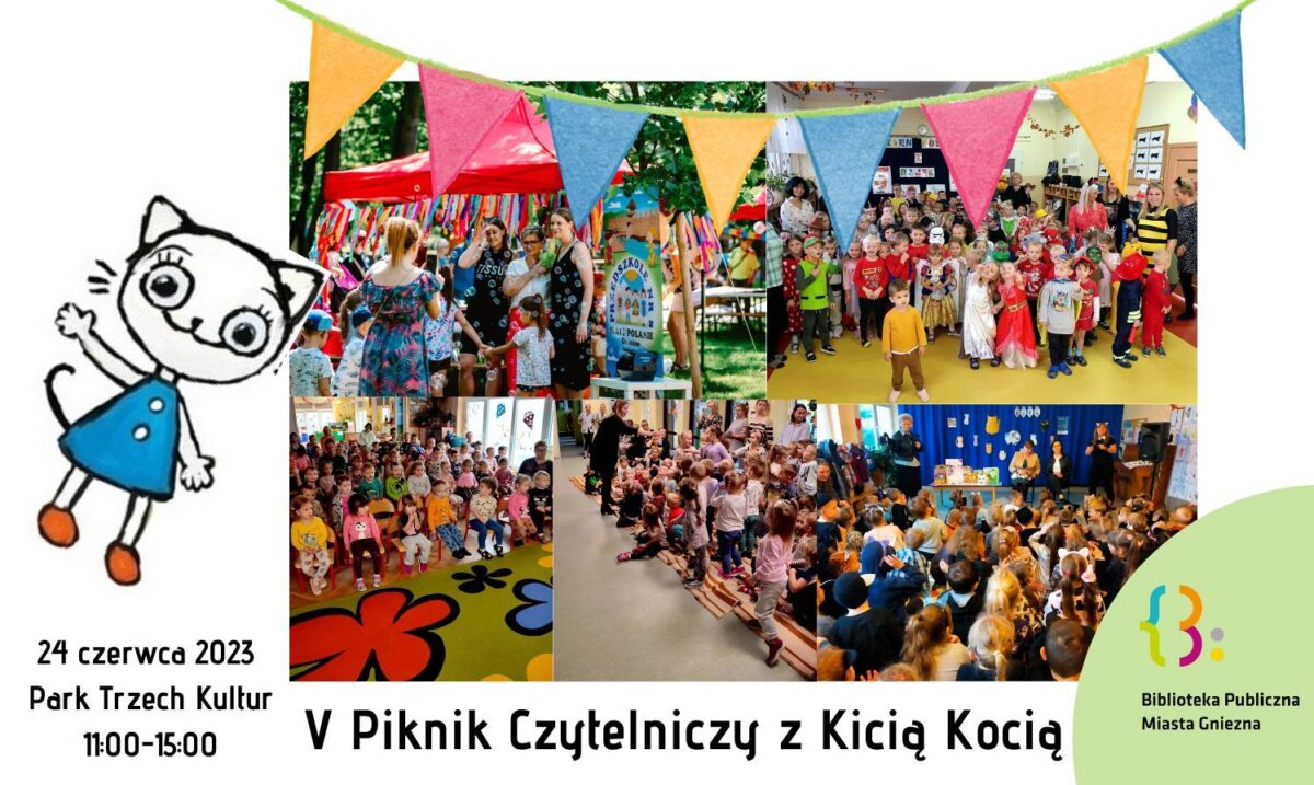 V Piknik Czytelniczy z Kicią Kocią: Przedszkola nr 8, 13, 14, 15, 17