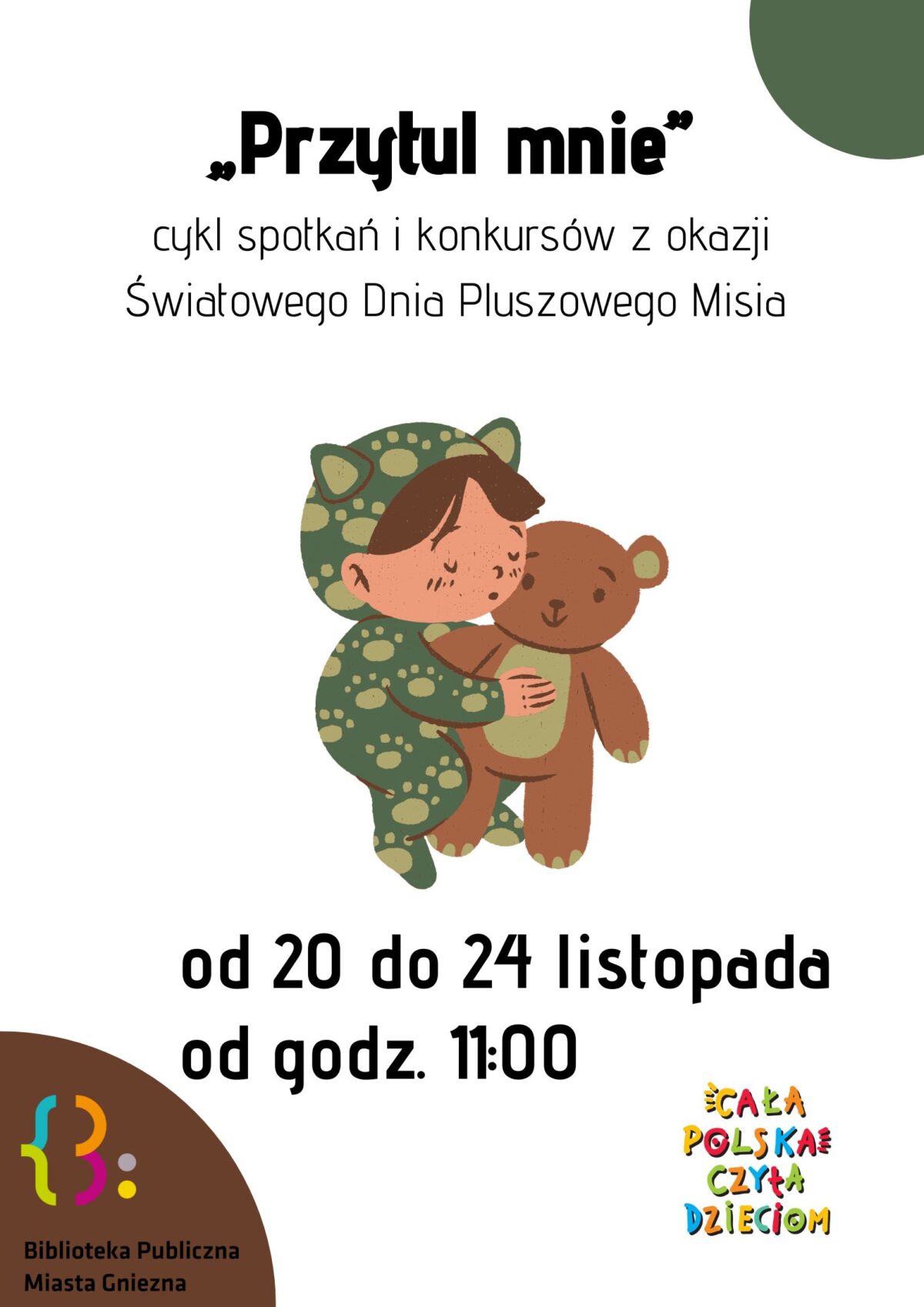 “Przytul mnie” w ramach akcji Cała Polska Czyta Dzieciom