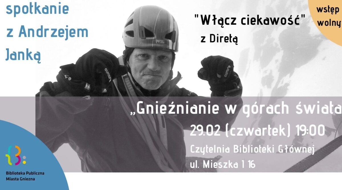 Włącz ciekawość z Diretą: spotkanie z Andrzejem Janką