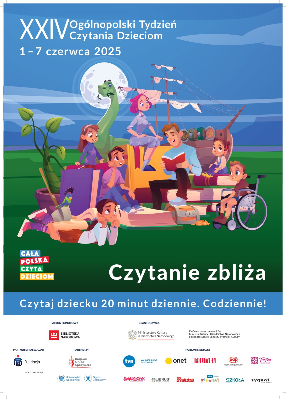 Czytanie zbliża – zapowiedź Ogólnopolskiego Tygodnia Czytania Dzieciom